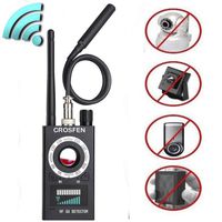 Crosfen RF Detector Wireless Security Camera Detector - Bug Detector Signal for Hidden Camera Laser Lens GSM Listening Device Finder Radar Radio Scanner Signal - Alarm Camera Detector