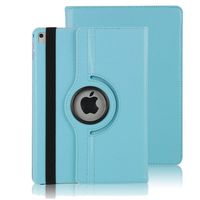 7.9 Inch iPad Mini 2019 Cover, YiMiky PU Leather Kickstand Case Ultra Slim Smart Stand Cover 360 Degrees Rotating Protection Cover for iPad Mini 5 2019 /iPad Mini 4 2015 - Light Blue