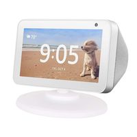Beuya Echo Show 5 Adjustable Stand & Echo Spot Adjustable Stand, Smart Speaker Echo Magnetic Base (White Show 5 Stand)