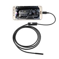 SANNYSIS 5.5mm Endoscope Waterproof Micro USB Borescope Inspection Camera 6 LED for Andorid Phone 2.0 Meters