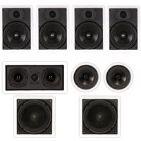 Theater Solutions TSCST87 in Wall and in Ceiling 1150W Home Theater 7.2 Speaker System