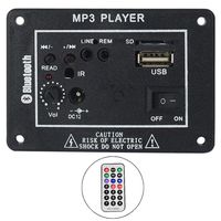 Hainter Power Amplifier Board Audio Bluetooth Power Amplifier USBTF Player subwoofer Amplifier Motorcycle car Home for 5 inch Speaker DIY 30W