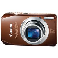 Canon PowerShot SD4500 IS 10 MP CMOS 10x Optical Image Stabilized Zoom with Full-HD Video and 3.0-Inch LCD Digital Camera (Brown) (OLD MODEL)