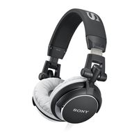 Sony MDRV55 Black Extra Bass & DJ Headphones MDR-V55 MDRV55B