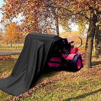 Trash Bags with Zipper for Clean up Garden Fall Leaf Fit XT1 LT42, XT1 LT46, XT2 LX42, XT2 LX46 Lawn Tractors (Black)