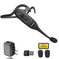 BlueParrott C400-XT Bluetooth Convertible Headset VXI-204151 | Noise-Canceling, NFC Ready, Bonus 2pk Microphone Cushions (Ultimate Traveler Bundle)
