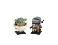 LEGO BrickHeadz Star Wars The Mandalorian & The Child 75317 Building Kit, New 2020 (295 Pieces)