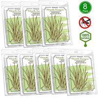 Perkisboby Citronella & Lemongrass Scented Wax Melts, Assorted Wax Warmer Cubes/Tarts/Brick (8 packs, 6 count each)