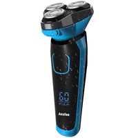 Electric Shaver for Men Wet and Dry Waterproof, Electric Razor Cordless Men's 3D Rotary Shavers Rechargeable Beard Trimmer with Pop-up Trimmer, Digital Display & Travel Lock