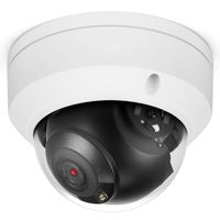 POE IP Camera Dome HD 4MP H.265 2.8MM Lens Onvif with 98ft IR Night Vision, Remote Viewing Waterproof Outdoor Security Camera IP66 CCTV Camera for Outdoor Indoor (White)