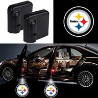 For Pittsburgh Steelers Car Door Led Welcome Laser Projector Car Door Courtesy Light Suitable Fit for all brands of cars (Pittsburgh Steelers)