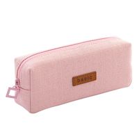 iSuperb Cotton Linen Pencil Case Student Stationery Pouch Bag Office Storage Organizer Coin Pouch Cosmetic Bag