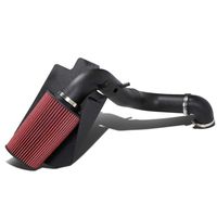 Black Aluminum Air Intake Pipe+Red Filter System for Chevy S10 GMC Sonoma Isuzu Hombre 2.2 4Cyl 98-03
