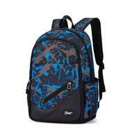 Students Backpacks for Boys Girls - Multiple Pockets Daypack Backpack Bookbag with Laptop Compartment for Middle High School Students Women Men Teens Teenagers Boys Girls - Blue Black 30L