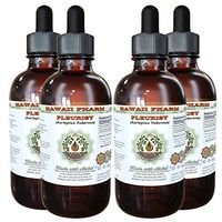 Pleurisy Root Alcohol-Free Liquid Extract, Pleurisy Root (Asclepius tuberosa) Dried Root Glycerite Natural Herbal Supplement, Hawaii Pharm, USA 4x4 fl.oz
