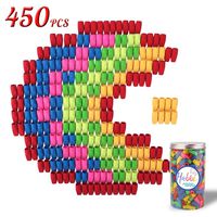 Habbi 450pcs Eraser Caps, Pencil Top Erasers, Pencil Cap Erasers, Eraser Tops, color Pencil Eraser Toppers for Home, School and Office