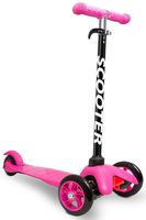 Scooters for Kids Toddler Scooter - Deluxe Aluminum 3 Wheel Glider w/ Kick n Go, Lean 2 Turn Wheels, Step 4 Brake, Toddlers Training Three Wheeled Kid Ride on Toys Best for Little Boys & Girls - Pink