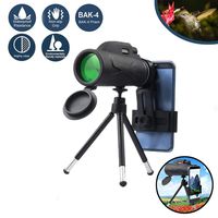 Monocular Telescope,80x100 Zoom Monocular with Bak4 Prism Dual Focus High Power Compact Fully Multi Coated Optical Glass Lens Waterproof Telescope for Hiking Hunting Camping Bird Watching