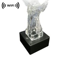 1080p IMX323 Sony Chip Super Low Light Spy Camera with WiFi Digital IP Signal, Recording & Remote Internet Access, Camera Hidden in a Sculpture Base