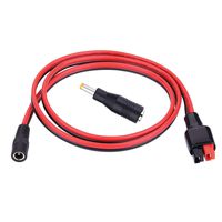 iGreely DC 5.5mm x 2.1mm Power Female Plug Cable with DC 8mm Adapter Compatible with Anderson Powerpole for Portable Generator 14 AWG Wire 3.3ft/1m