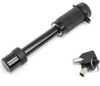 LFPartS Heavy Duty Locking 5/8 Inch Hitch Pin for 2", 2 3/4" and 3" Inch Receiver Black