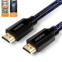 HDMI Cable, Mrocioa HDMI Cable with Premium Certified 3 feet 18Gbps high Speed Support HDCP 2.2 and 4k + HDR / 2160P/ 1080P/ 720P etc. Design for PS4 PRO/Xbox ONE X/Apple TV 4K HDMI2.0 Device.