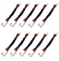 Yootop 4 Pin Male to Female CPU Fan Power Extension Cable Speed Reduce Resistor Pack of 10