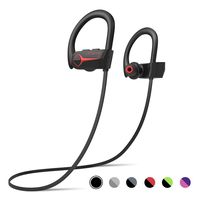 Letscom Bluetooth Headphones, Wireless 5.0 Earphones IPX7 Waterproof Sport Gym Running Workout in-Ear Earbuds w/Mic HD Stereo Sound 15Hrs Playtime Noise Cancelling Headsets - Upgraded Version
