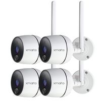 xmartO 1080P Full HD Wireless Security Camera (4 PCS 1080P PIR Wireless Cameras)