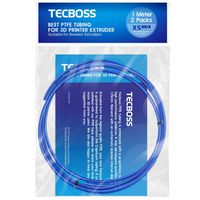 Tecboss Bowden Tubing, Premium PTFE Tube for 1.75mm Filament Teflon Tubes Low Friction, Compatible with All 1.75mm PLA ABS 3D Printer, 1 Meter 2 Pack