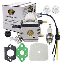 HOOAI C1U-K54A Carburetor Repower Kit for 2-Cycle Mantis 7222 7222E 7222M 7225 7230 7234 7240 7920 7924 Tiller/Cultivator