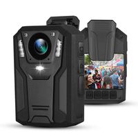 BOBLOV 1296P Body Mounted Camera Recording Wearable Video Recorder Manually Night Vision for Law Enforcement (Built-in 64G)