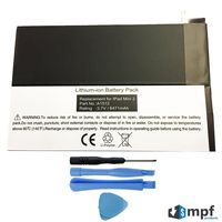 MPF Products 6741mAh A1512 Battery Replacement Compatible with Apple iPad Mini 2 A1489, A1490, A1491 & Apple iPad Mini 3 A1599, A1600, A1601 with Installation Tools