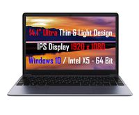 ChuwiUSA Thin and Light 14.1" Intel X5-E8000 Quad Core 4GB RAM 64GB ROM Windows 10 Laptop