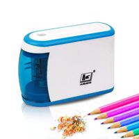 Electric Pencil Sharpener,SUTOROO Battery Powered Fast Sharpen to Prevent Accidental Opening Can Automatic Stop,Mini Cute Pencil Sharpener Manual,Suitable for Students/Artists/Classroom/Office-Blue