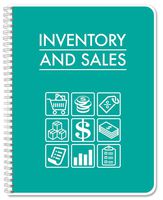 BookFactory Business Inventory & Sales/Inventory and Sales Ledger Book/Log Book/Notebook - 120 Pages, 8.5" x 11" (LOG-120-7CW(Inventory-Sales)-BX)