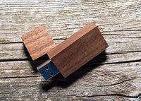 Wallnut Wooden USB Flash Drive Memory Stick 8GB/16GB/32GB/64GB (32GB)