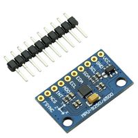 HiLetgo MPU9250/6500 9-Axis 9 DOF 16 Bit Gyroscope Acceleration Magnetic Sensor 9-Axis Attitude +Gyro+Accelerator+Magnetometer Sensor Module IIC/SPI for Arduino GY-9250
