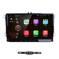 hizpo 9 Inch Android 9.0 Car Stereo Radio Video Player GPS Can-Bus Mirrorlink Bluetooth OBD2 Multi Touch Screen for Volkswagen VW Golf Polo Passat Tiguan Jetta + Backup Rear View Camera