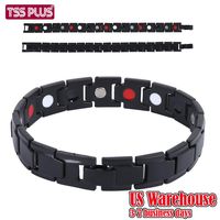Tssplus Therapeutic Energy Healing Bracelet Stainless Steel Magnetic Therapy Bracelet Carpal Tunnel Health Care