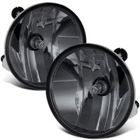 AUTOSAVER88 Smoke Round Fog Lights 5202 PS-12V 24W Halogen Lamp for Chevy(Chevrolet) 07-14 Suburban/Tahoe/07-13 Avalanche/10-13 Camaro/15-16 Colorado/15 Silverado/GMC Acadia/Yukon/Yukon ATFL0003