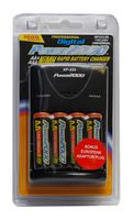 Vidpro Power2000 XP-333 Rapid AA AAA Battery Charger Set with 4 2900mah AA NiMH Batteries