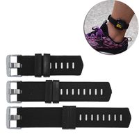 DDJOY Extender Band for Compatible with Fitbit Versa/Charge/Charge HR/Charge 2 Watch Band, Silicone Band Extender for Extra Large Size Wrist or Ankle Wear (Black)