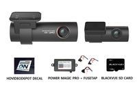 Blackvue DR900S-2CH 128GB + Power Magic Pro Hardwire Kit 2-Channel 4K Dashcam (128GB + PMP)