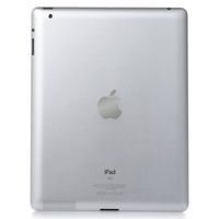 Silver Metallic Finish Vinyl Decal Apple Cover - Color Change - Sized for Ipad