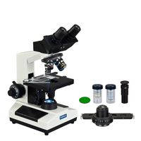 OMAX 40X-2000X Binocular Laboratory Compound LED Microscope with Phase Contrast Kit