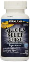 Kirkland Signature FAZYXC Mucus Relief Chest Guaifenesin 400 mg Expectorant, 200 Count (4 Pack)