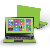 Mightyskins Skin Compatible with Lenovo Flex 5 15" (2017) - Solid Lime Green | Protective, Durable, and Unique Vinyl Decal Wrap Cover | Easy to Apply, Remove, and Change Styles | Made in The USA