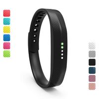 Wekin Compatible Flex 2 Fitness Wristband, Soft Silicone Accessory Replacement Band for Flex 2 Sports Classic Fitness Tracker (Large, Black)