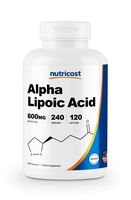 Acido Alfa Lipoico Alta Calidad Acid 600mg Per Serving 240 Capsules - Non-GMO